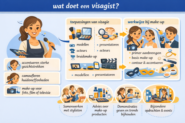 Alles over het beroep visagist Wat doet een visagist